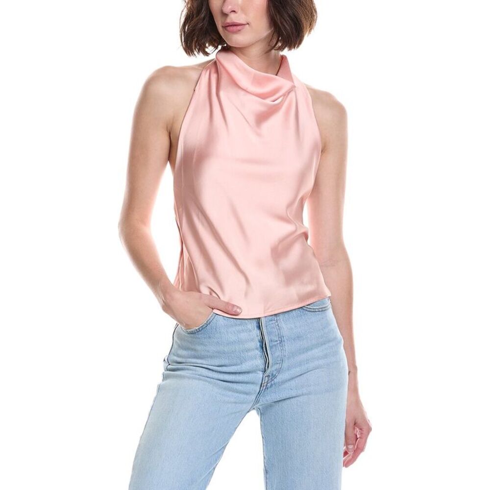 To My Lovers Womens Solid Top, Pink